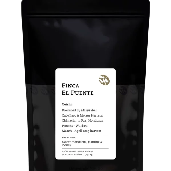 FincaElPuenteGeisha-Filter-WEBPAGE Honduras Geisha award winning specialty coffee from Tim Wendelboe