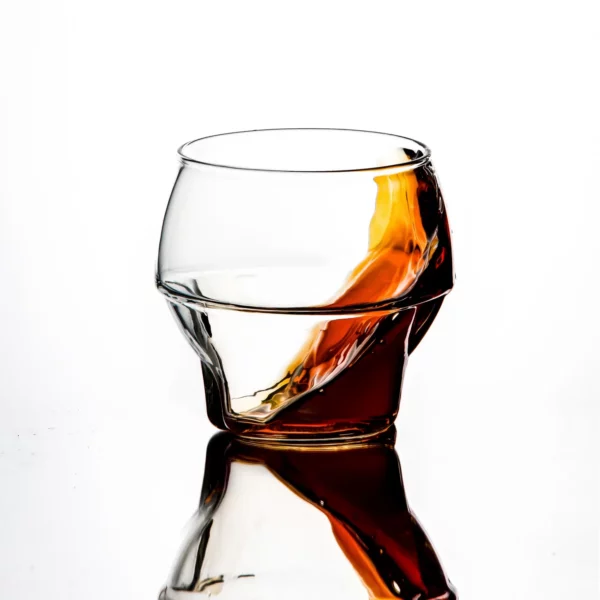 ICOSA BREWHOUSE. Avensi Wave_Aeresso Glass_Side_Coffee Swirl icosa avensi aeresso wave glass for espresso or filter specialty coffee
