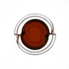 icosa brewhouse avensi wave aeresso glass top view with coffee in it