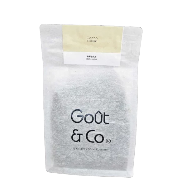 Goût & Co Ethiopia Lecho 74110 washed Goût & Co bag, Ethiopia Lecho 74110 washed specialty coffee, 250g