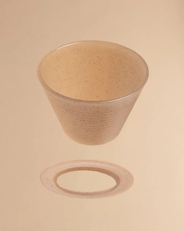 Mazelab SOLO V1 dripper Terra Natura Mazelab SOLO V1 pour over dripper in Terra Natura, made with repurposed coffee grounds