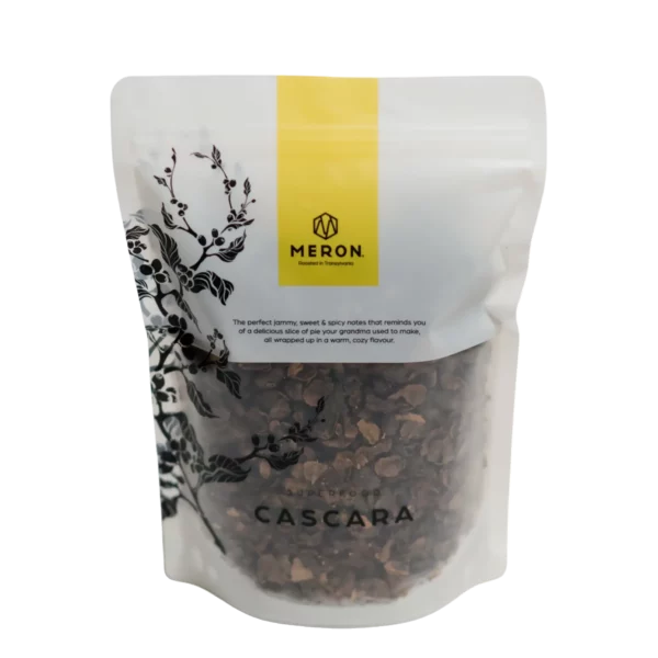 Bag of Meron cascara, dried coffee cherry from Las Lajas, Costa Rica