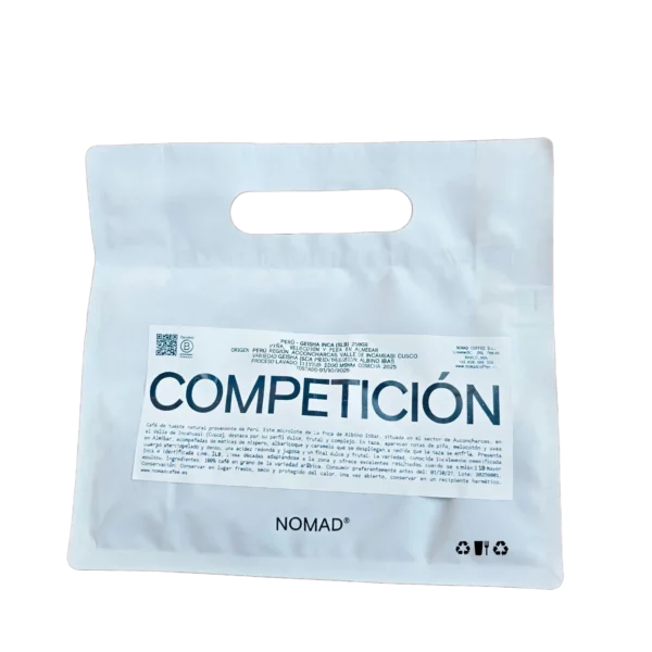 Nomad Competición Peru Geisha Inca Nomad Competición bag, Peru Geisha Inca specialty coffee, 250g